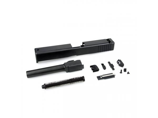 T BJ TAC Steel Slide for Marui G17 G3 ( BK )